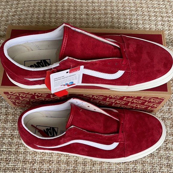 Vans Old Skool Pig Suede Chl Ppr/True White Men’s - Picture 4 of 16